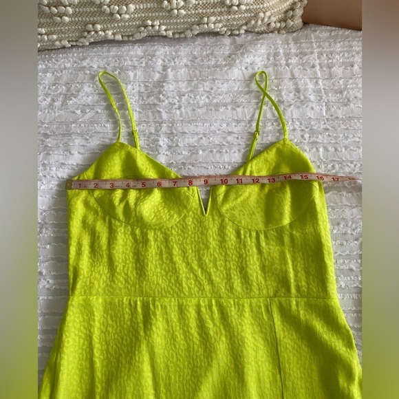 Blue Life Neon Yellow Animal Print Mini Dress Size Large - Picture 12 of 12